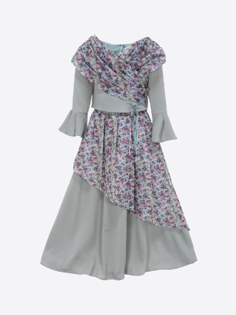 

CUTECUMBER Girls Green Printed Co-Ords Set