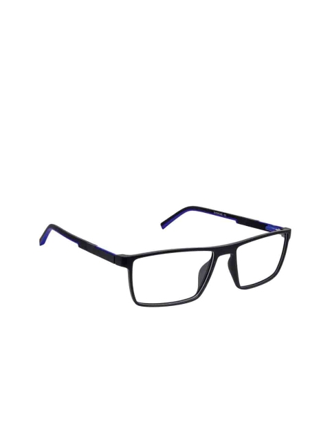 

David Blake Unisex Black Solid Full Rim Rectangle Frames