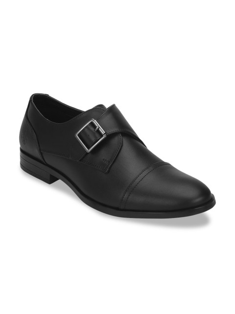 

Bond Street by Red Tape Men Black Solid Formal Monks