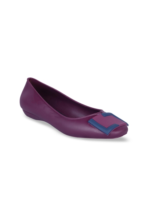 

MSC Women Maroon Solid Ballerinas