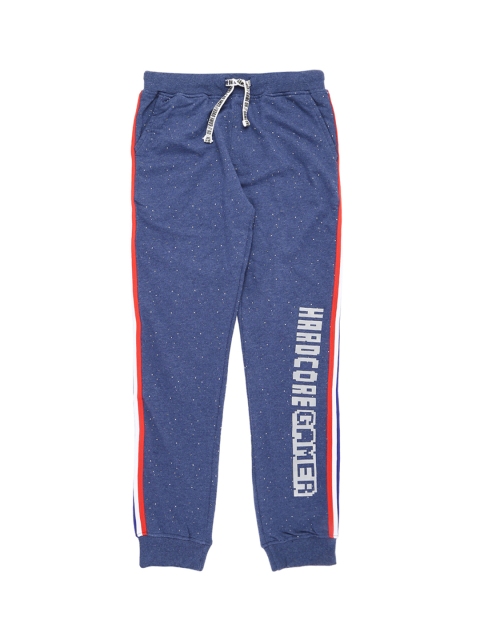 

Pantaloons Junior Boys Navy Blue Solid Straight-Fit Joggers