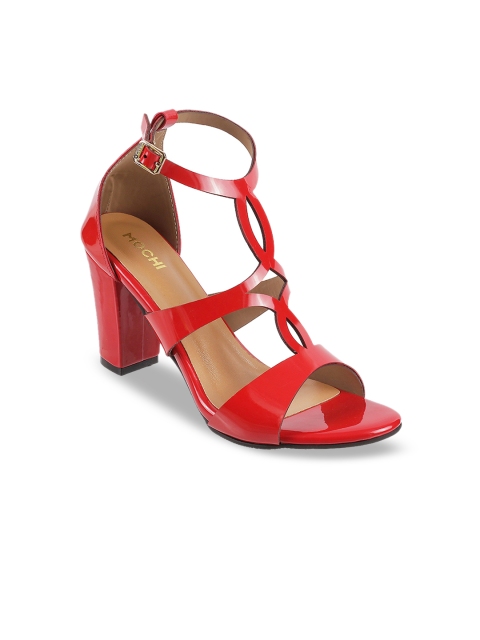 

Mochi Women Red Solid Heels