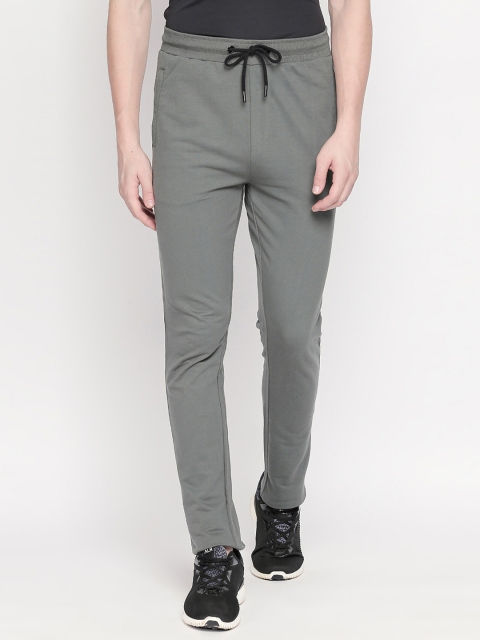 

Ajile by Pantaloons Men Grey Solid Straight-Fit Trackpants