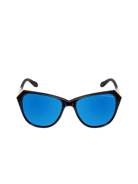 

David Blake Women Cateye Sunglasses SGDB1866xP0808C6, Blue