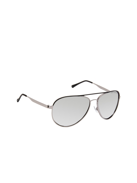 

David Blake Unisex Aviator Sunglasses SGDB1858x2063C3, Silver