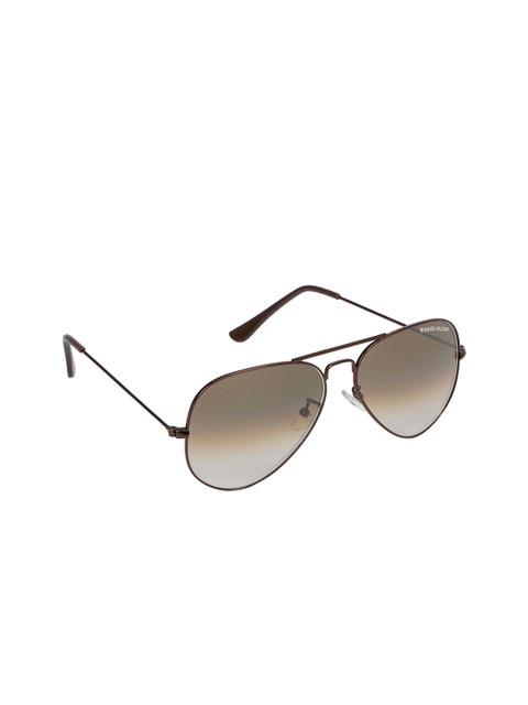 

SWISS MILITARY Unisex Aviator Sunglasses SUN7, Brown