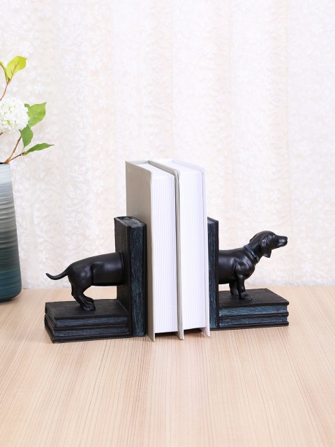 

TAYHAA Black & White Dachshund Dog Book Holder