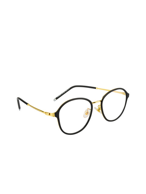 

Ted Smith Unisex Black Solid Full Rim Round Frames TS-241_C1-1