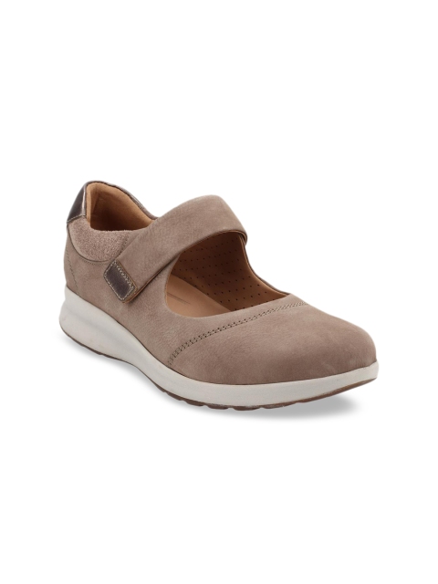 

Clarks Women Brown Slip-On Sneakers
