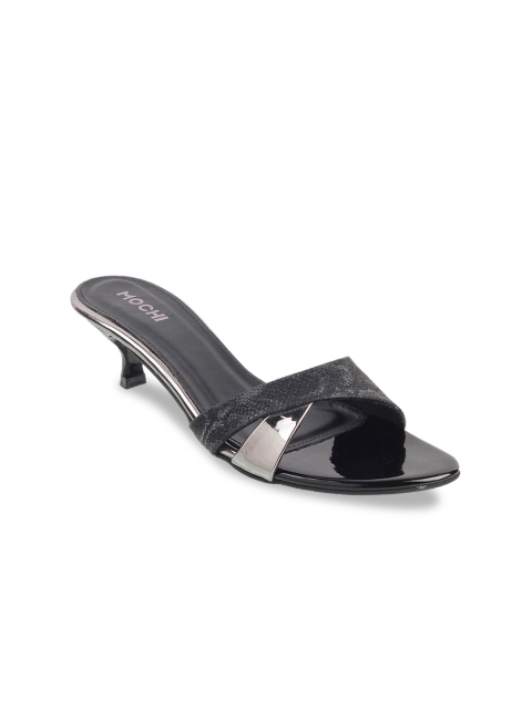 

Mochi Women Black Colourblocked Sandals