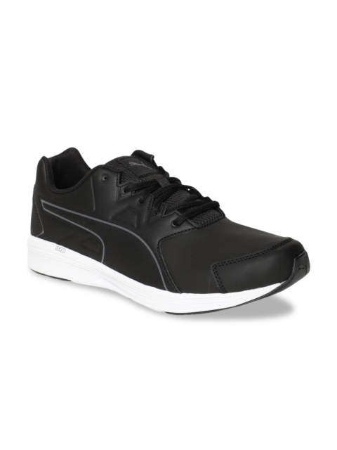 

Puma Unisex Black NRGY Driver SL Leather Running Shoes