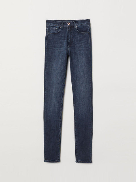 

H&M Women Blue Shaping Skinny High Jeans