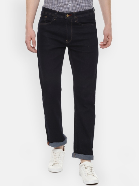

Solly Jeans Co. Men Navy Blue Regular Fit Jeans