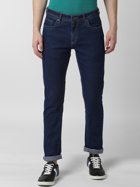 

Peter England Casuals Men Navy Blue Slim Fit Mid-Rise Clean Look Stretchable Jeans