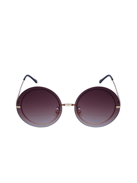 

MARC LOUIS Unisex Round Sunglasses, Brown
