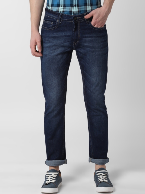 

Peter England Casuals Men Navy Blue Slim Fit Mid-Rise Clean Look Jeans