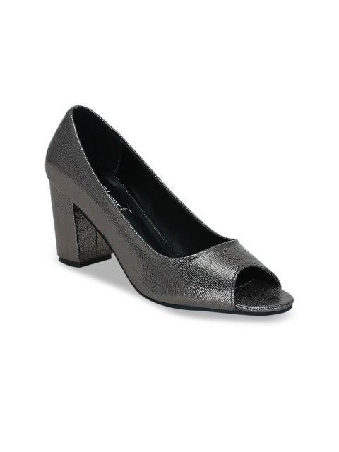 

Get Glamr Women Grey Solid Peep Toes