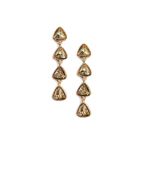 

Foxy Sperks Gold-Plated Drop Earrings