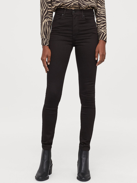 

H&M Women Black Shaping Skinny High Jeans