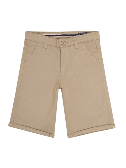 

Allen Solly Junior Boys Beige Solid Regular Fit Regular Shorts