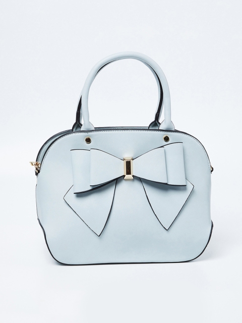 

Ginger by Lifestyle Blue Solid Handheld Bag
