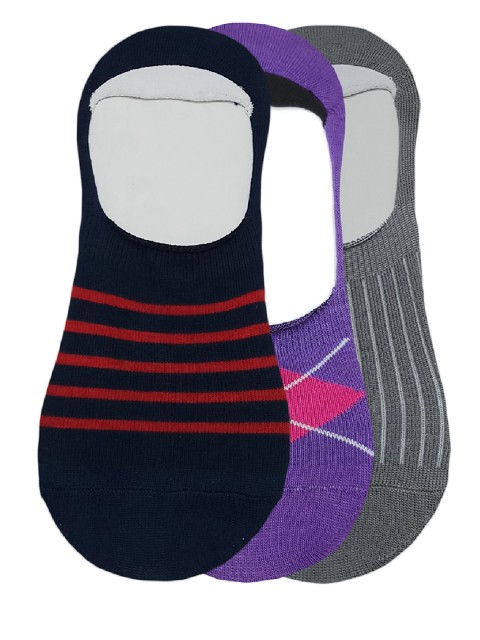 

Fontana Unisex Pack of 3 Assorted Patterned Shoe Liners