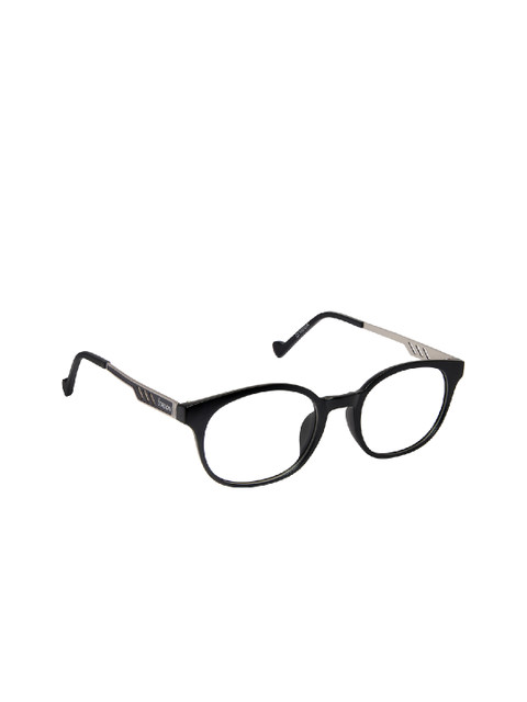 

Cardon Unisex Black Solid Full Rim Oval Frames NEWCD1234