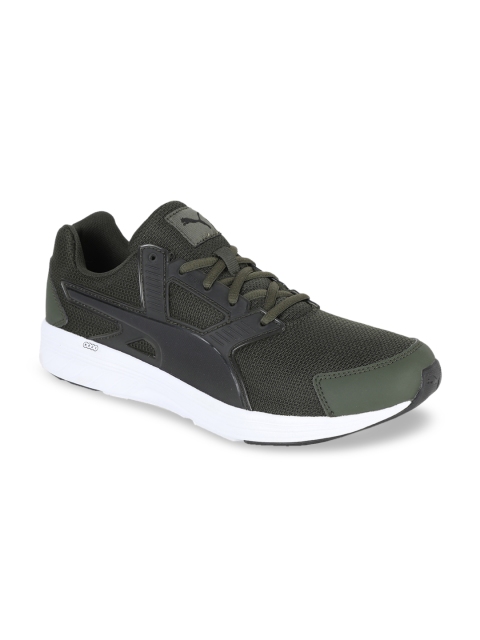 Puma Unisex Olive Green NRGY Driver NM Running Shoes