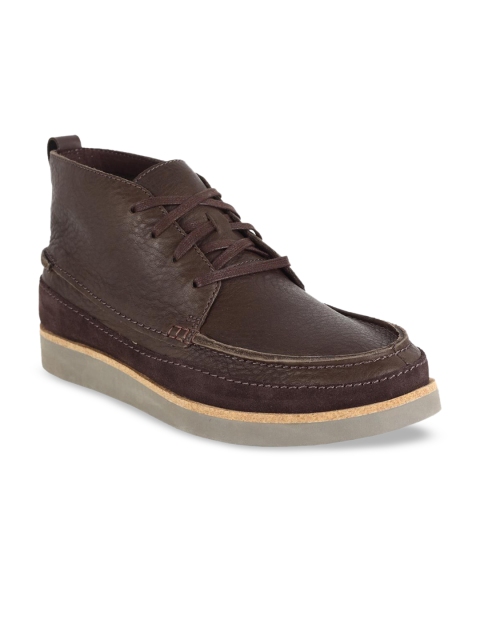 

Clarks Men Brown Flat Boots