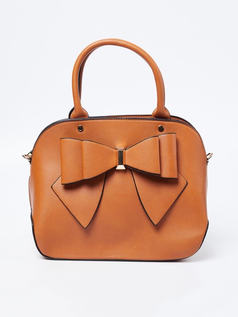 

Ginger by Lifestyle Brown Solid Handheld Bag