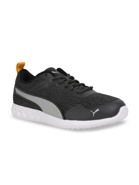 

Puma Men Black Mesh HappyFeet IDP Asphalt-Spectra Running Shoes