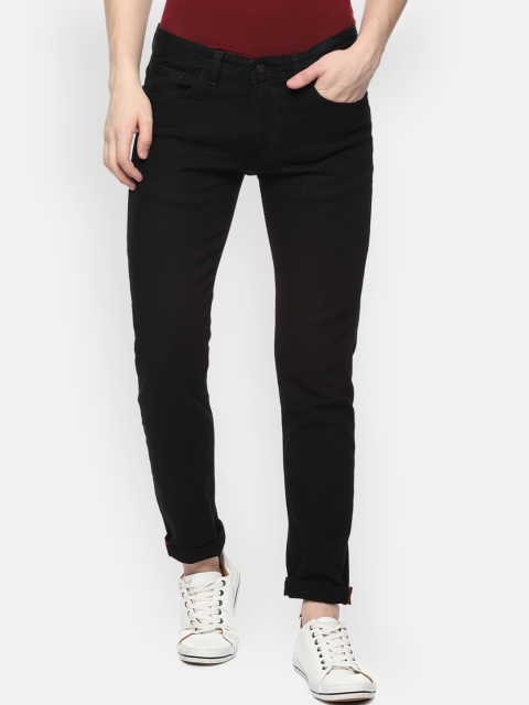 

Allen Solly Sport Men Black Skinny Fit Mid-Rise Clean Look Stretchable Jeans