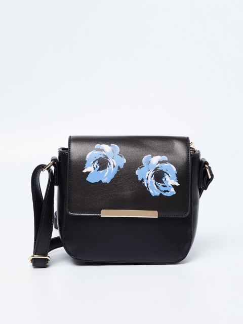 

CODE by Lifestyle Black Printed Sling Bag
