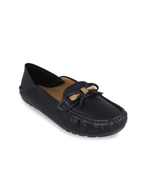 

pelle albero Women Navy Blue Solid Heeled Shoes