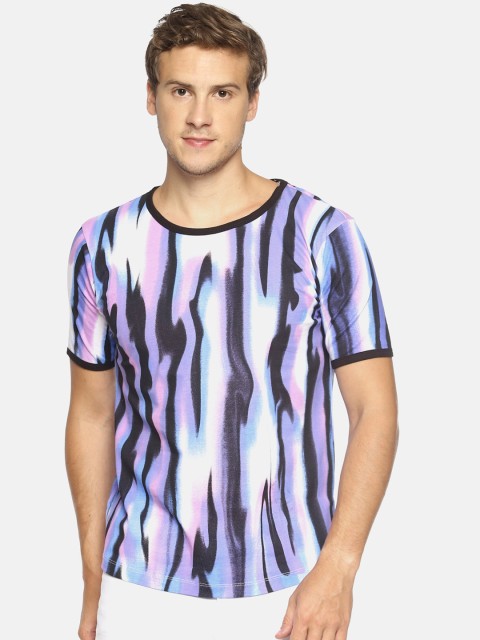 

IMPACKT Men White Printed Round Neck T-shirt