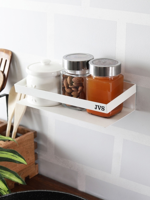 

JVS Set of 2 White Solid Metal Kitchen Shelf