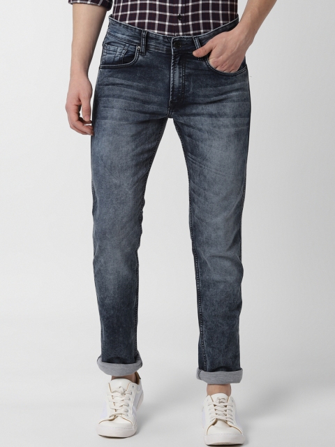 

Peter England Casuals Men Blue Slim Fit Mid-Rise Clean Look Stretchable Jeans