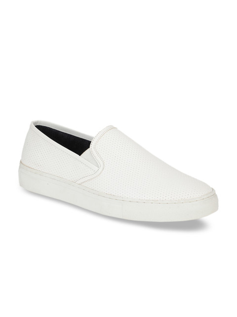 

People Men White Slip-On Sneakers
