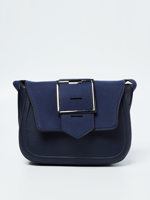

CODE by Lifestyle Navy Blue Solid Sling Bag