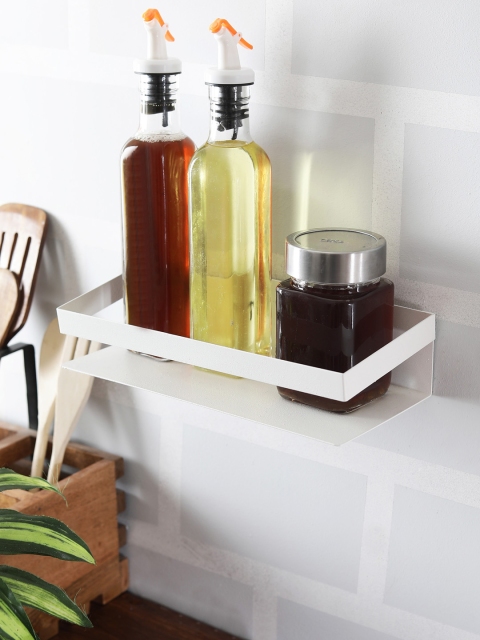 

JVS White Solid Metal Multipurpose Shelf