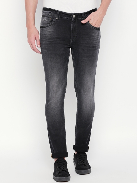 

SF JEANS by Pantaloons Men Black Slim Fit Low-Rise Clean Look Jeans