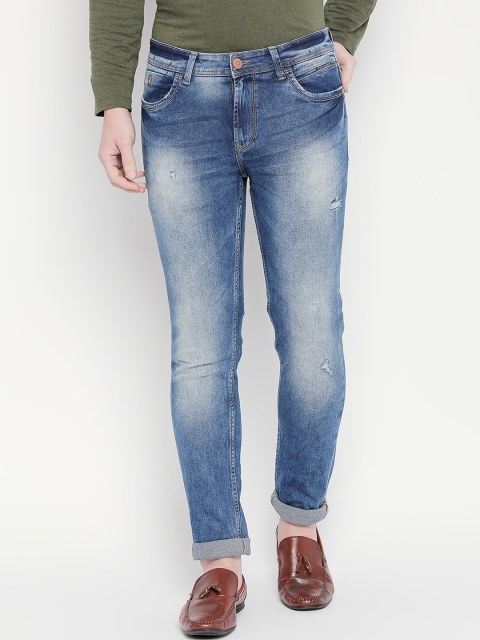 

SF JEANS by Pantaloons Men Blue Slim Fit Low-Rise Clean Look Stretchable Jeans
