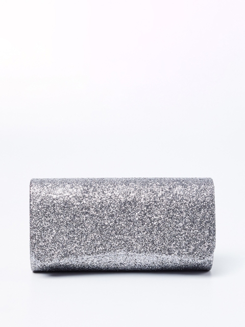 

CODE by Lifestyle Silver-Toned Embellished Clutch