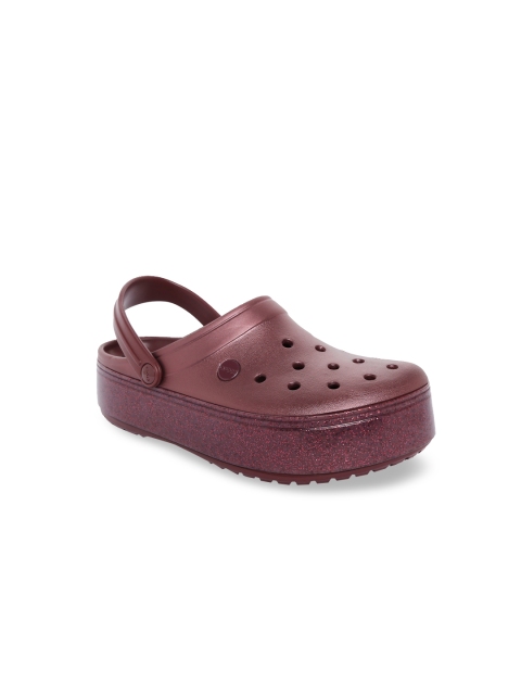 

Crocs Unisex Brown Solid Clogs