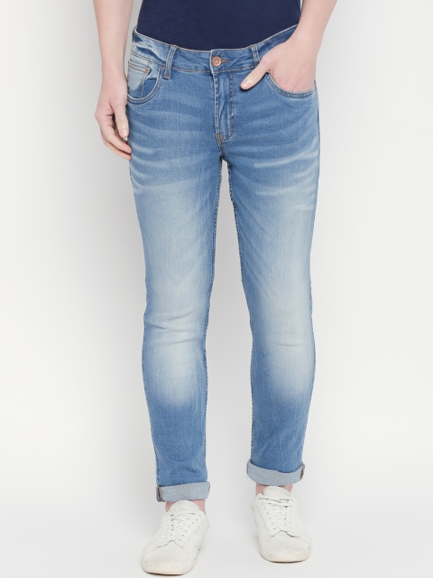 

SF JEANS by Pantaloons Men Blue Skinny Fit Low-Rise Clean Look Stretchable Jeans