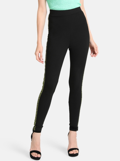 

Kazo Women Black Solid Skinny Fit Jeggings