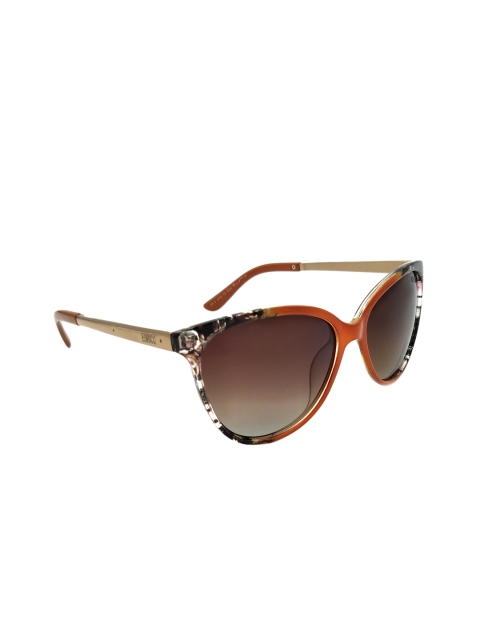 

ENRICO Women Cateye Sunglasses, Brown