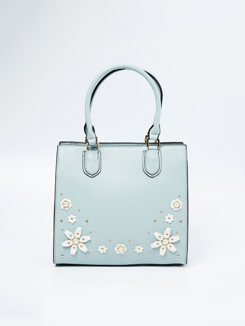 

CODE by Lifestyle Blue Embellished Handheld Bag