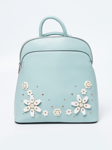 

CODE by Lifestyle Women Blue Embellished Backpack