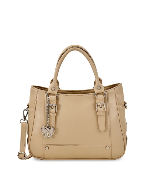 

Butterflies Women Cream-Coloured Solid Handheld Bag